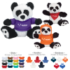 6" Plush Big Paw Panda With Shirt