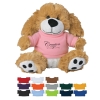 6" Plush Big Paw Dog With Shirt