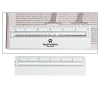 Plastic 6" Ruler With Magnifying Glass