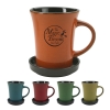 10 Oz. 2 Piece Coaster Mug