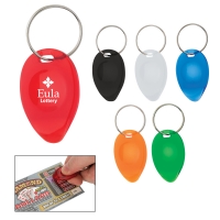 Tear Drop Shape Lottery Scratcher Key Chain