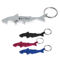 Shark Bottle Opener Key Ring