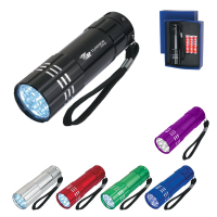 Aluminum LED Flashlight With Strap