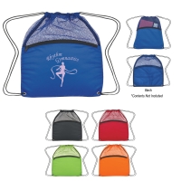 Mesh Sports Pack With Zippered Pocket