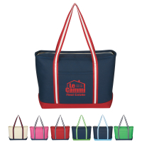 Large Cotton Canvas Admiral Tote