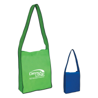 Non-Woven Messenger Tote With Velcro Closure