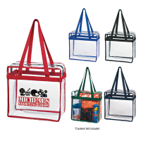 Clear Tote With Zipper