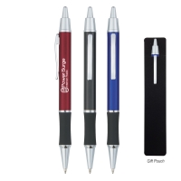 Classic Metal Rubber Grip Pen