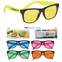 Tinted Lense Rubberized Sunglasses