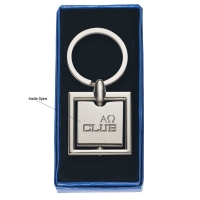 Square Metal Key Tag