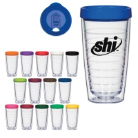 16 Oz. Hydro Double Wall Tumbler With Lid