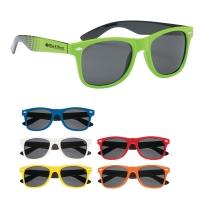 Two-Tone Dot Malibu Sunglasses