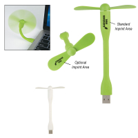 Mini USB Two Blade Flexible Fan