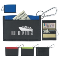 Velcro Wallet With Carabiner