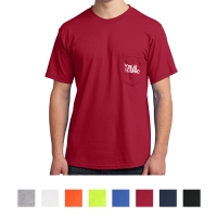 Port & Companyå¨ - All-American Tee With Pocket