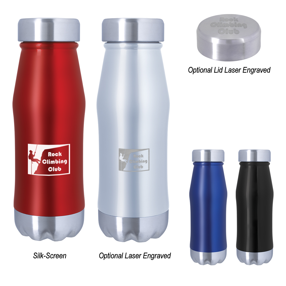 Hot up to 12 Hours Cold up to 24 Hours 16 oz Cassel Double-Wall Vacuum-Insulated Stainless Steel Bottle Spill-resistant Lid Wide Mouth Meets FDA Requirements BPA-free