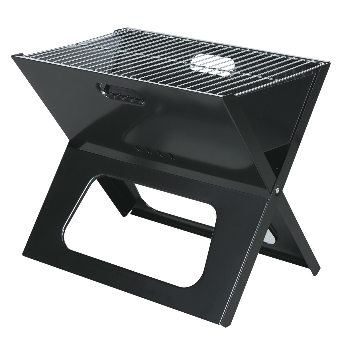 7041 Collapsible Portable Grill With Carrying Bag