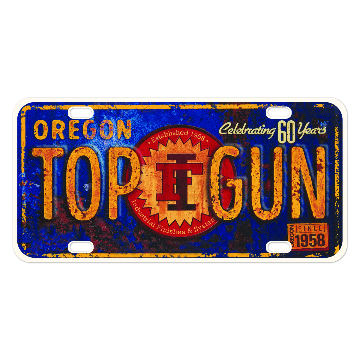 Aluminum Custom License Plate-HIT