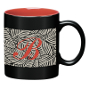 Product 57156 with SKU 7156BLKCOR in Black With Coral