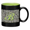 Product 57156 with SKU 7156BLKLIM in Black With Lime Green