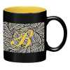 Product 57156 with SKU 7156BLKYEL in Black With Yellow