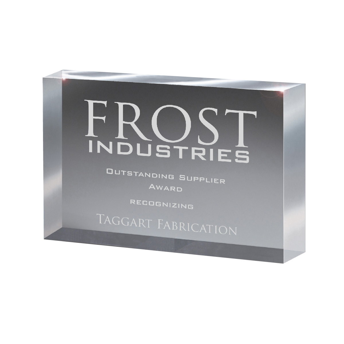 Medium Freestanding Block Award-HIT