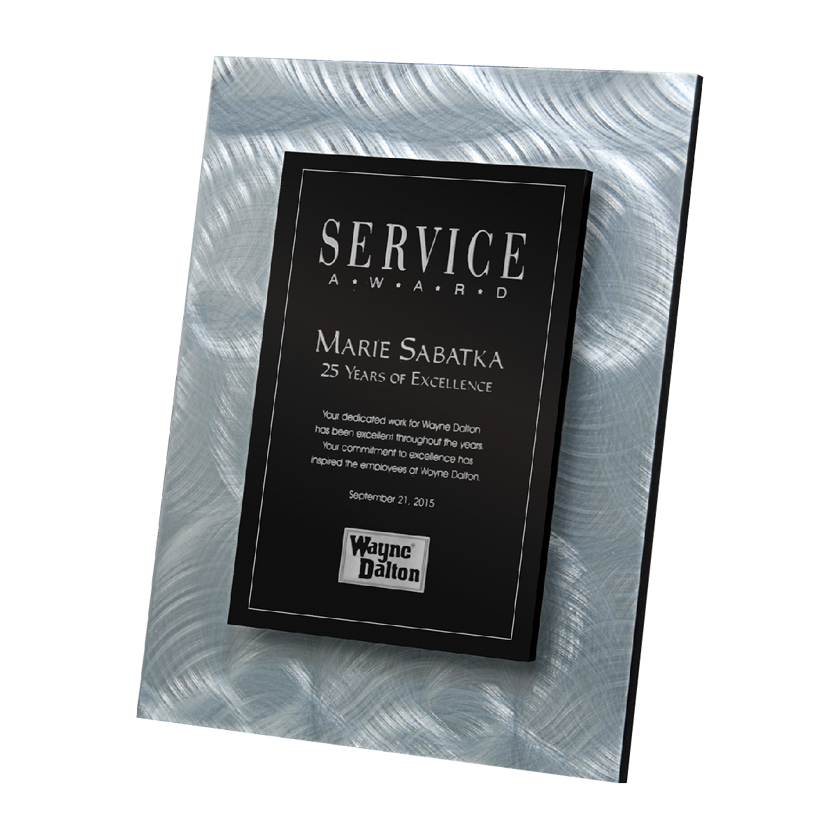 SILVER WALL PLAQUE-HIT