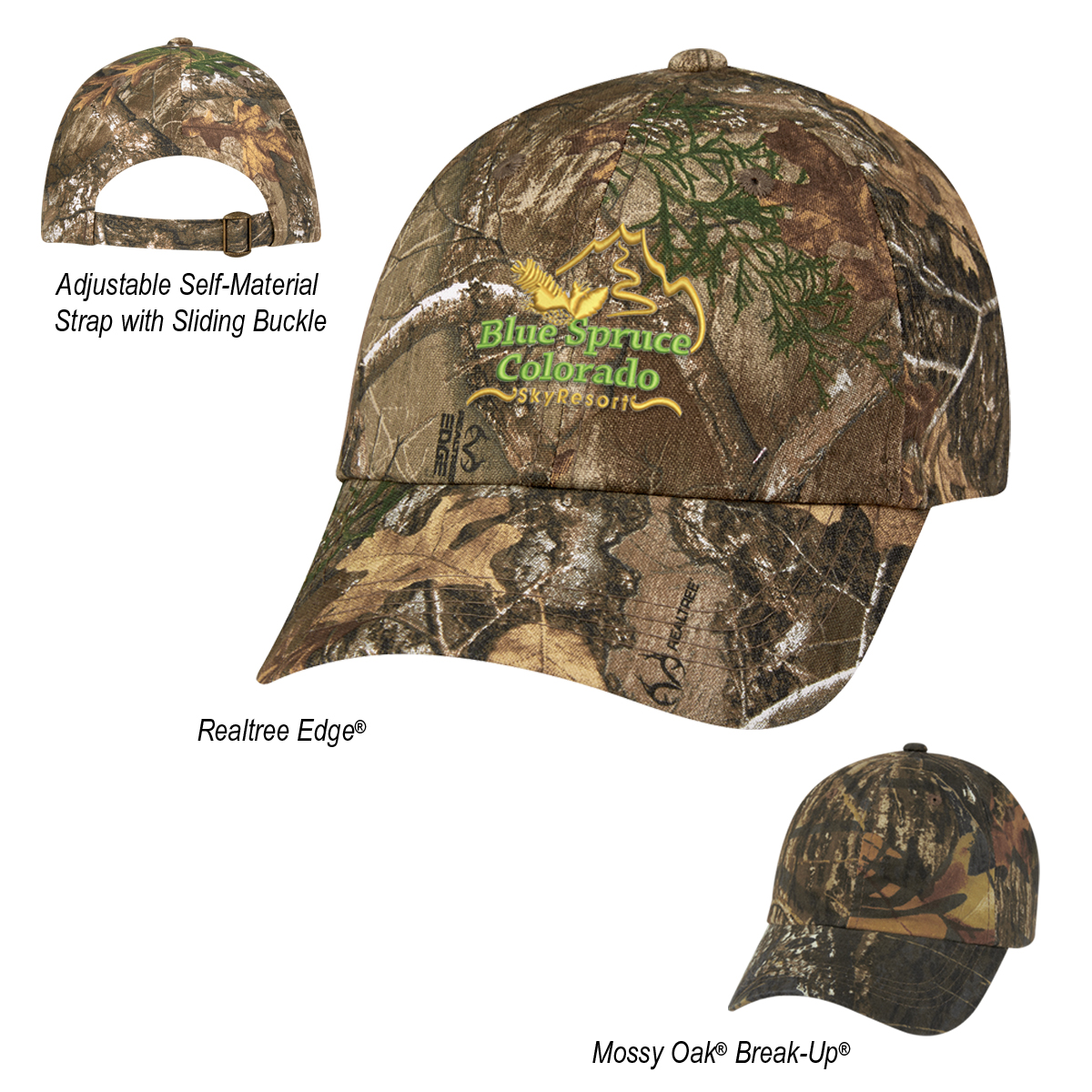 Realtree® And Mossy Oak® Hunter&#8216;s Hideaway Camouflage Cap-REALTREE