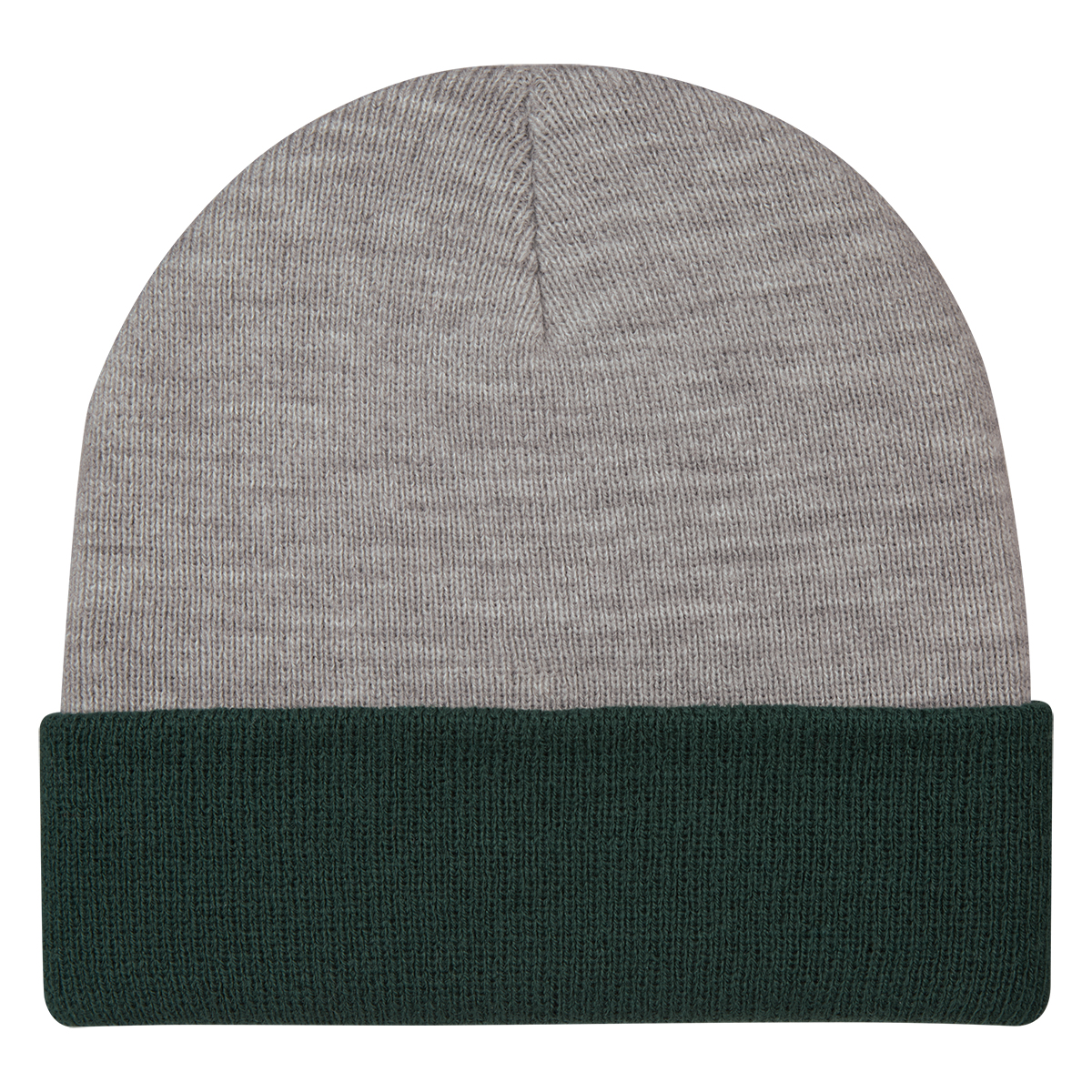 #1067 Two-Tone Knit Beanie With Cuff - Hit Promotional Products