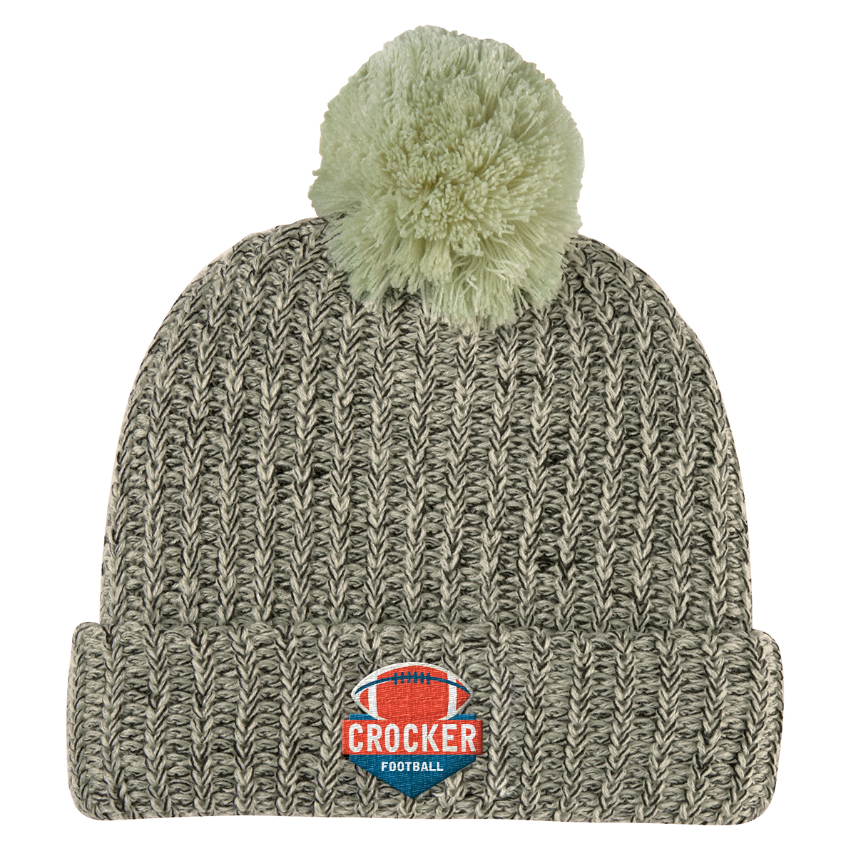 Grace Collection Pom Beanie With Cuff-HIT