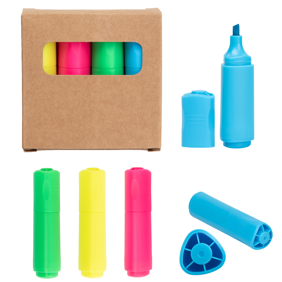 4-In-1 Mini Highlighter Set-HIT