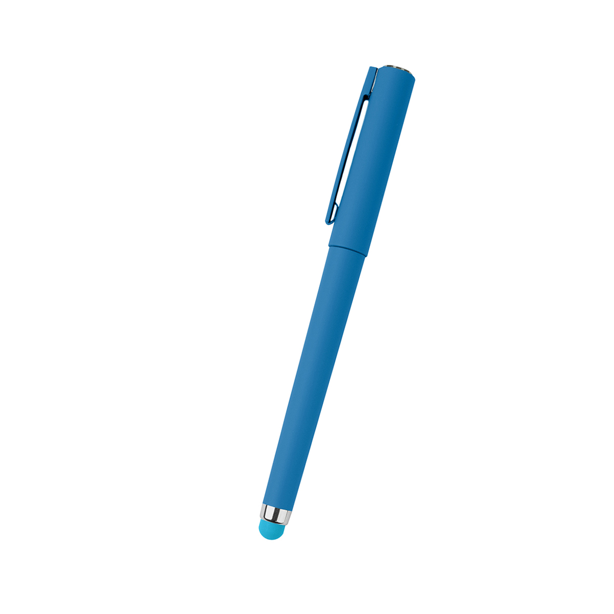 Jazzy Gel Pen With Stylus - BLUE
