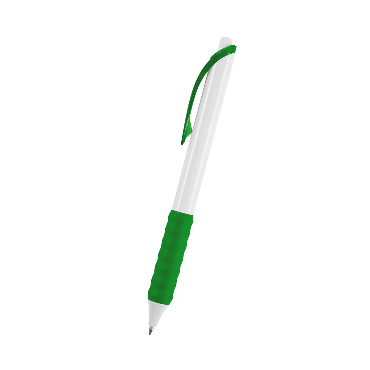 Rowan rABS Gel Pen - RECYCLED WHITE WITH GREEN