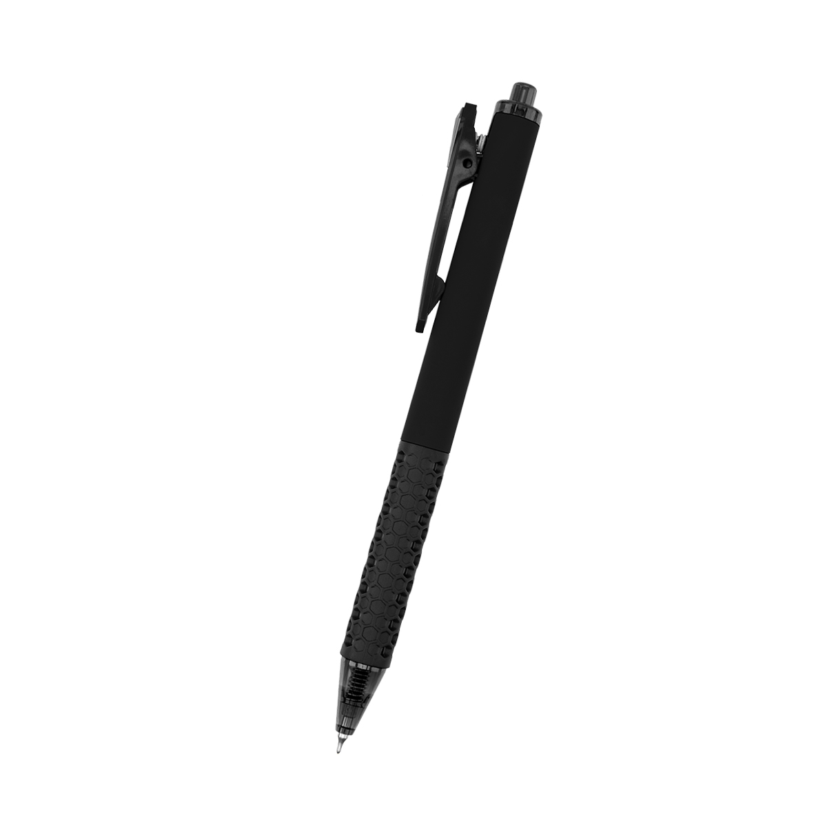 Quiet Click rABS Gel Pen - BLACK