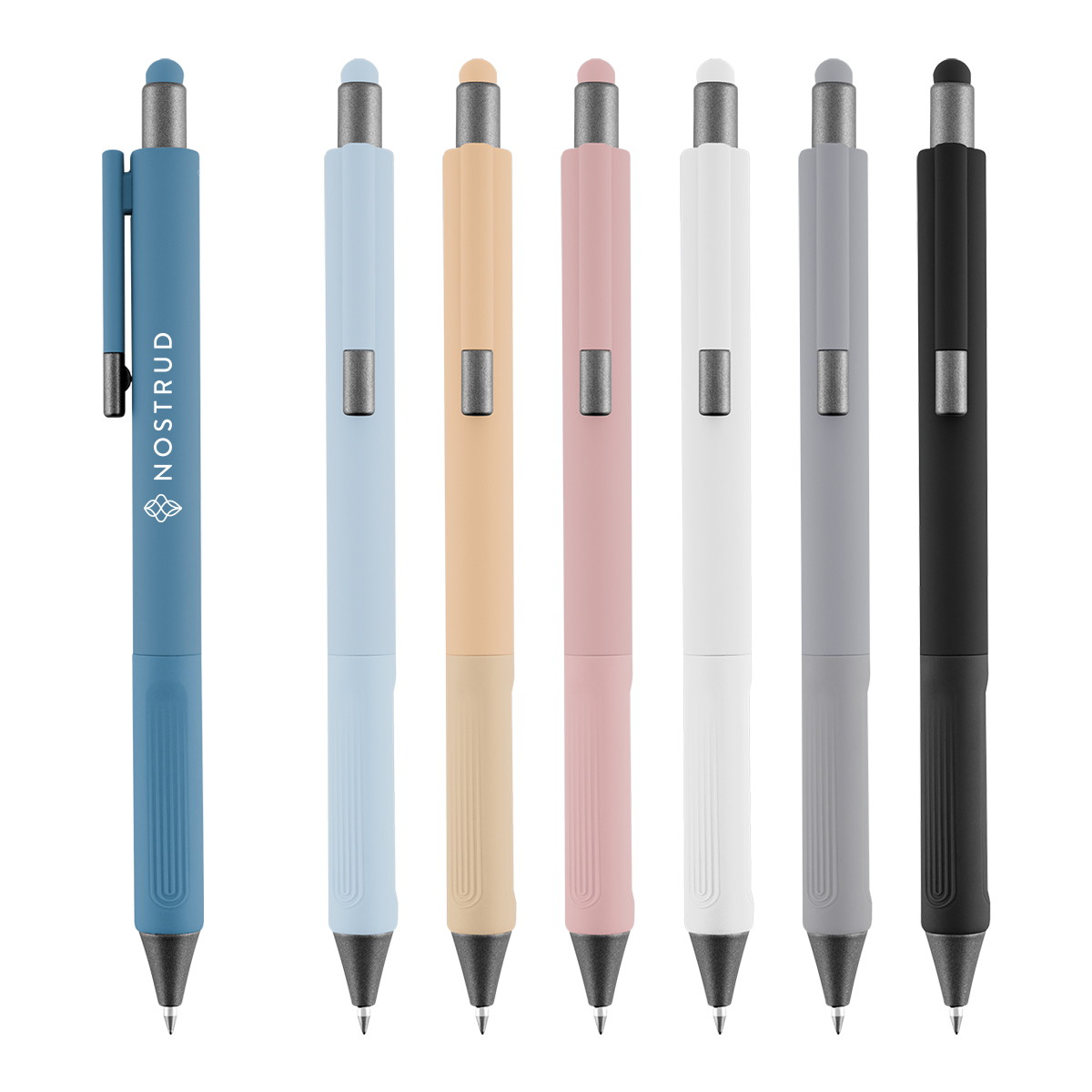 Naomi rABS Gel Stylus Pen - BLACK