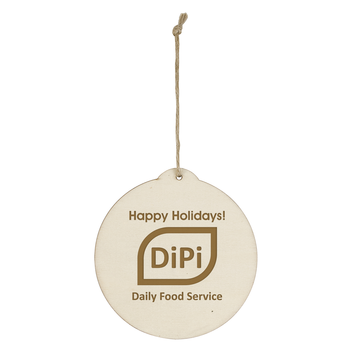 Wood Ornament - Circle-HIT