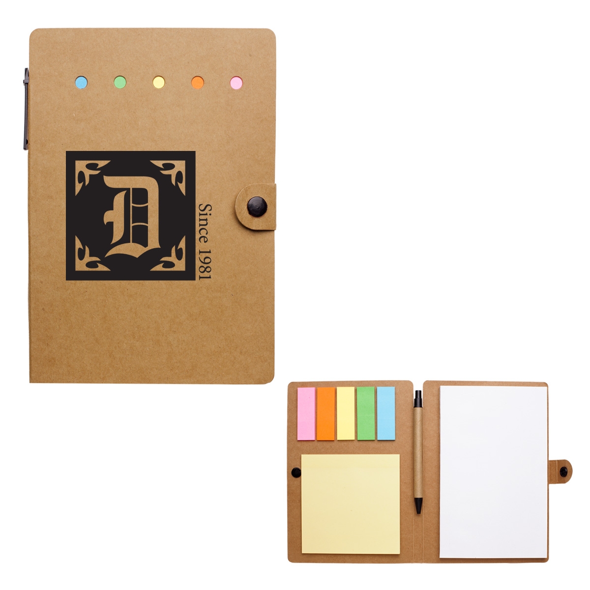 Large Snap Notebook With Desk Essentials-HIT