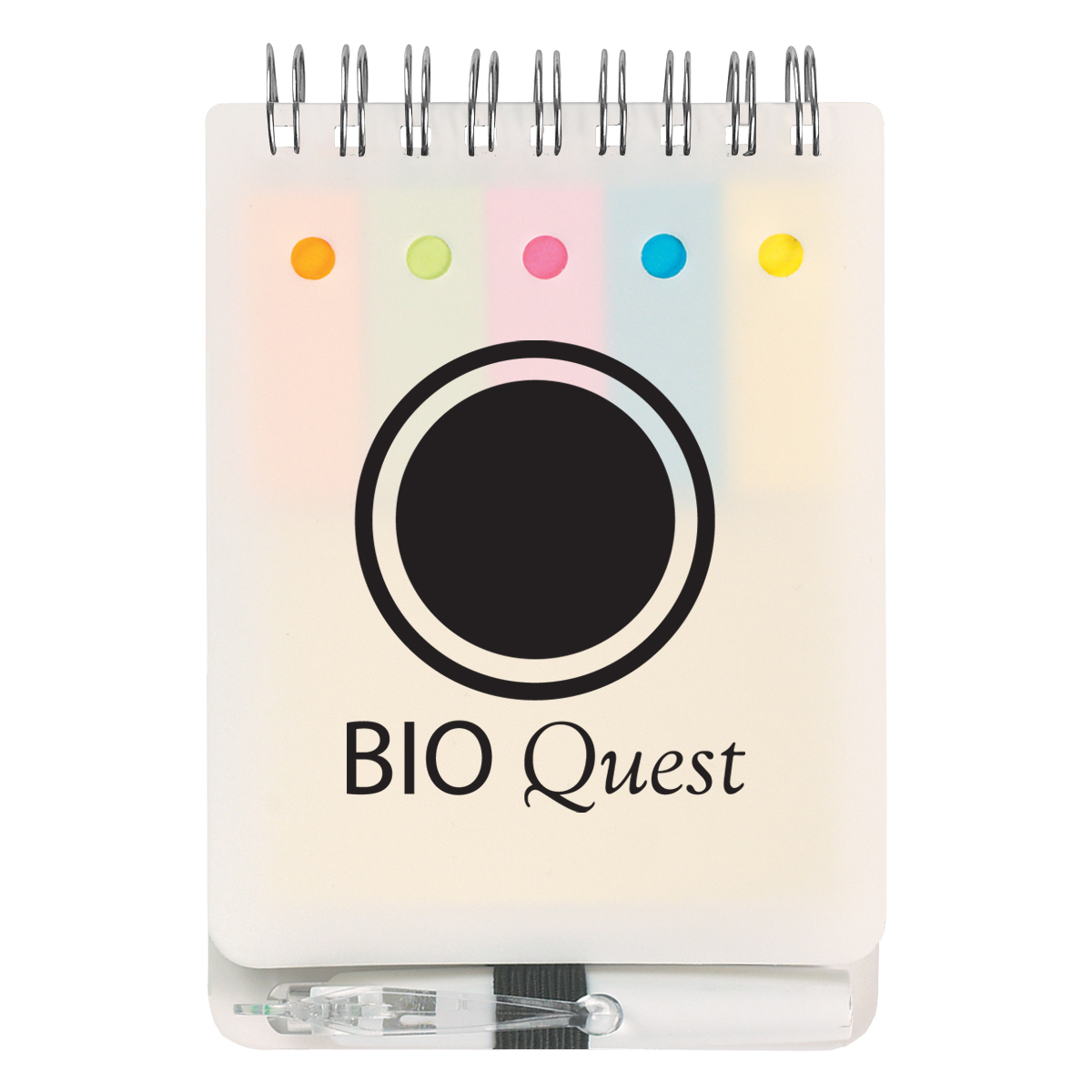 Spiral Jotter With Sticky Notes, Flags & Pen-HIT