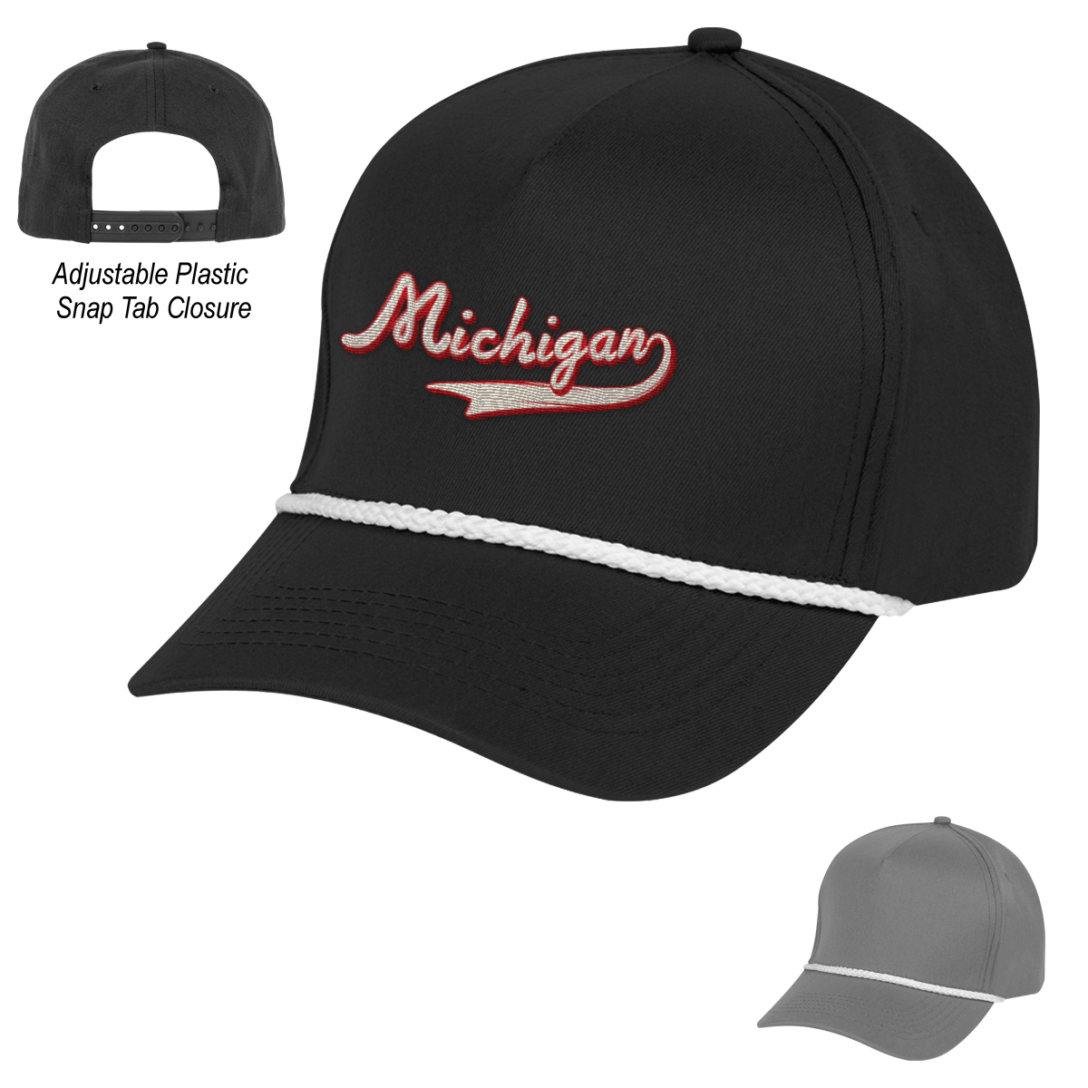 Caddie Cotton Twill Rope Cap