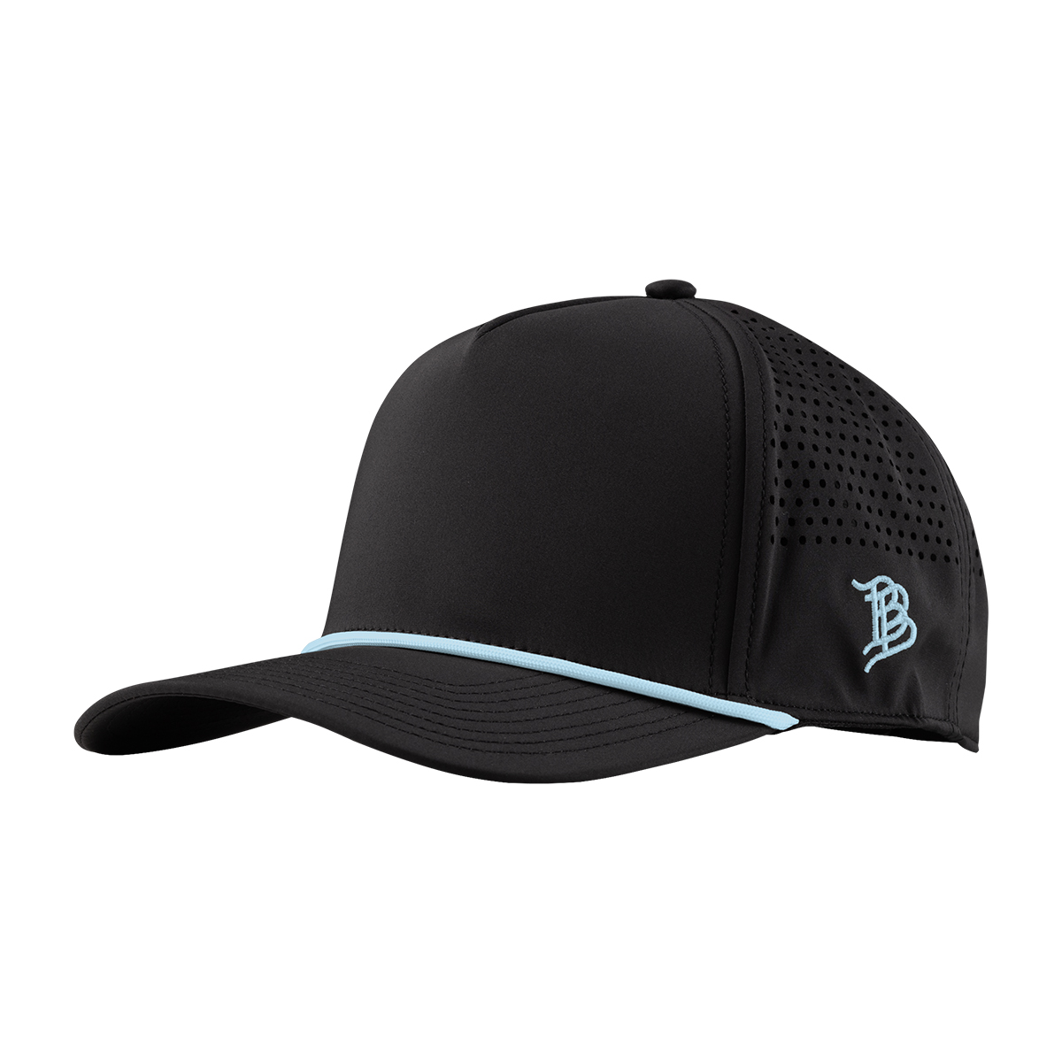 Branded Bills 545 Bare Curved Rope Cap - BLACK SKY