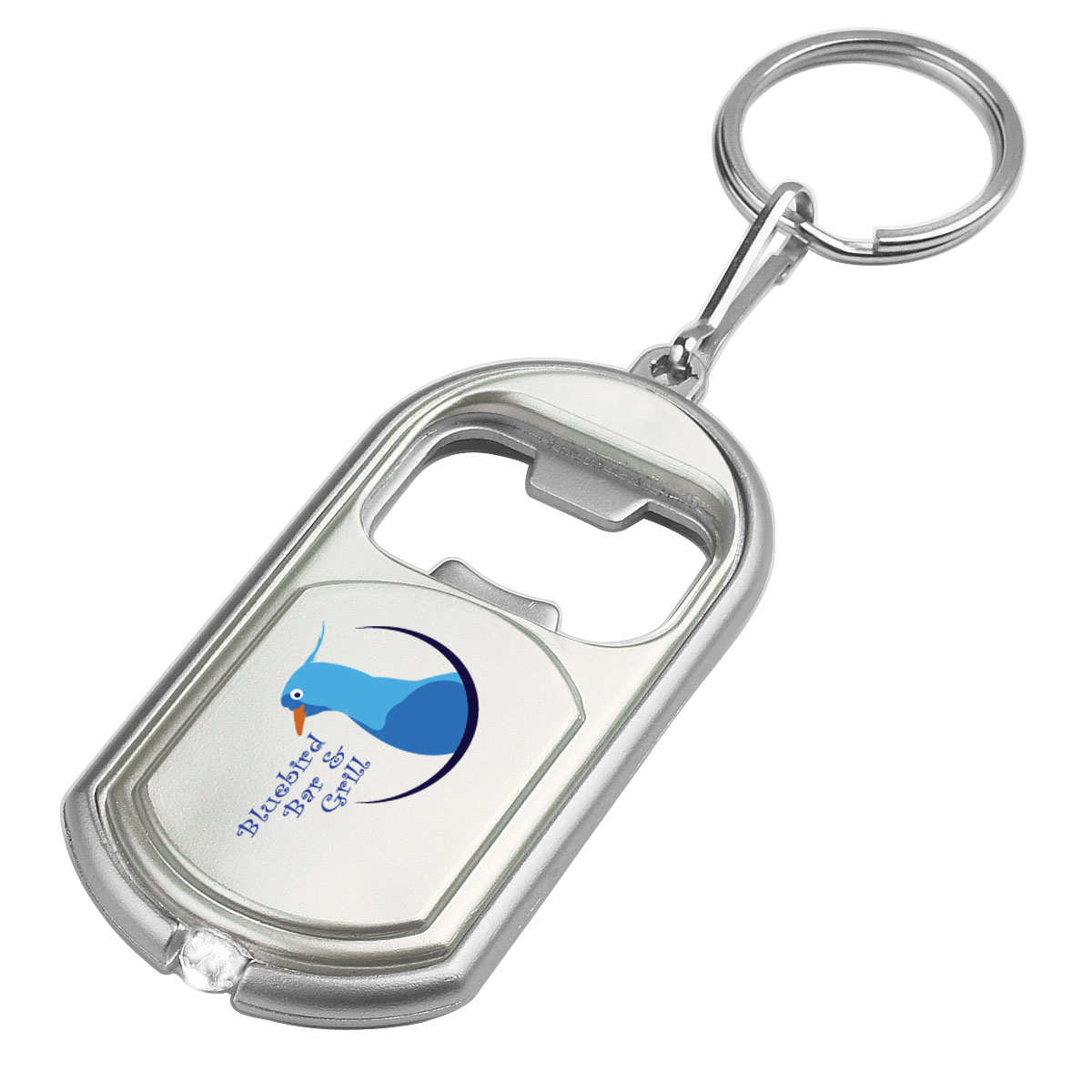 Bottle Opener Key Chain with LED Light and  Key Ring 