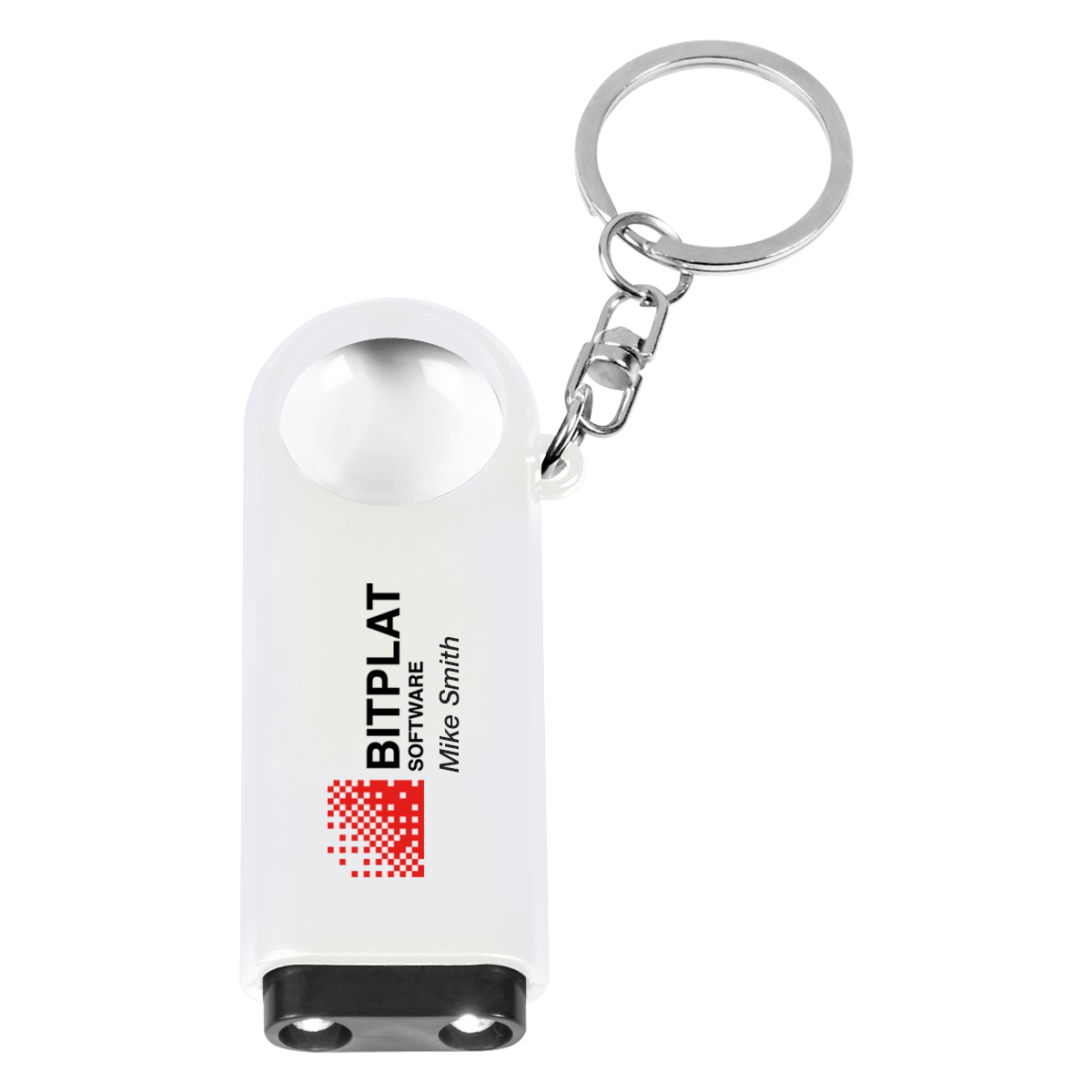 Magnifier And LED Light Key Chain-HIT
