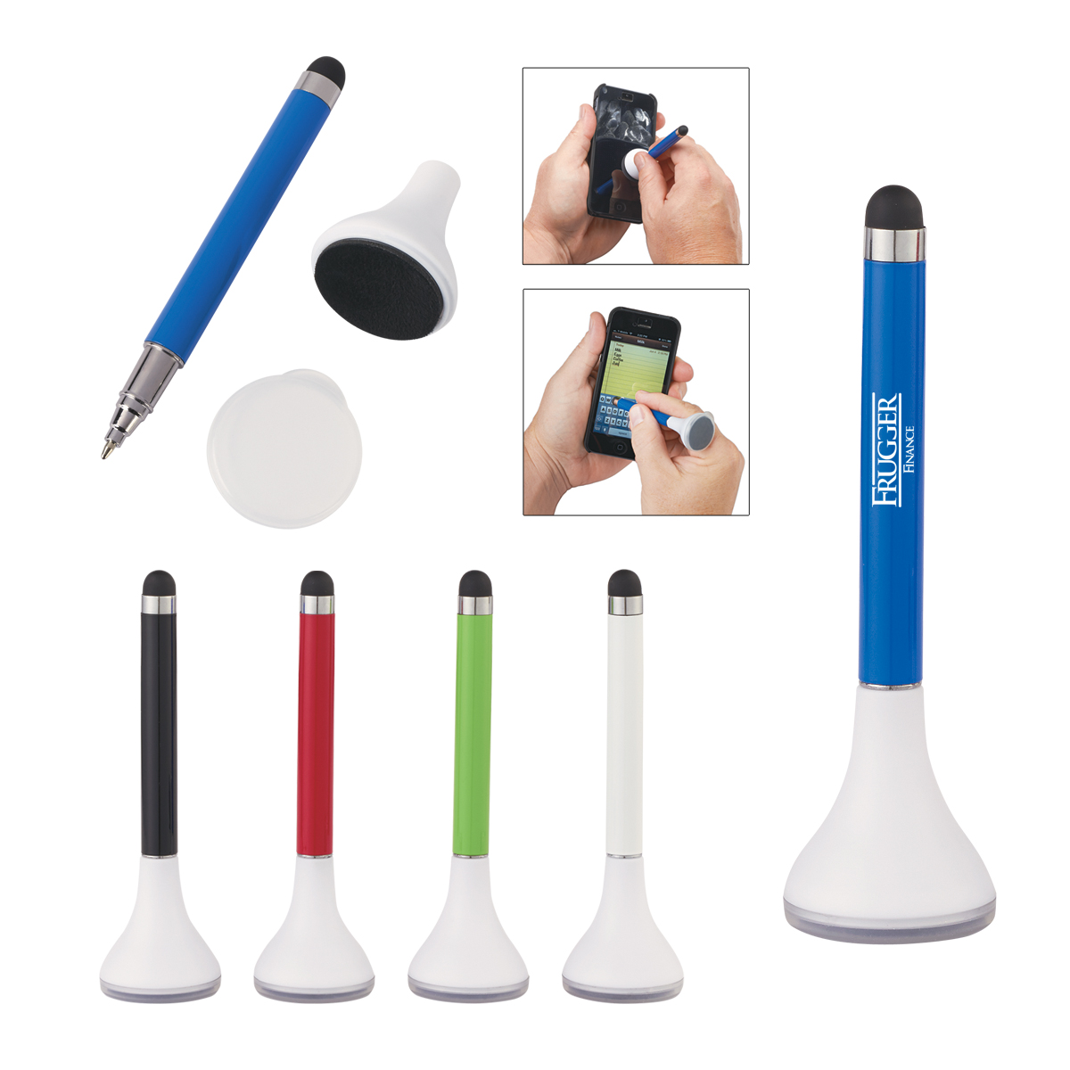 Stylus Pen Stand With Screen Cleaner-HIT