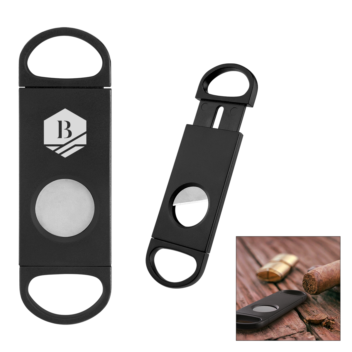 #20072 Smoke Show 50 Gauge Cigar Cutter - Hit Promotional Products