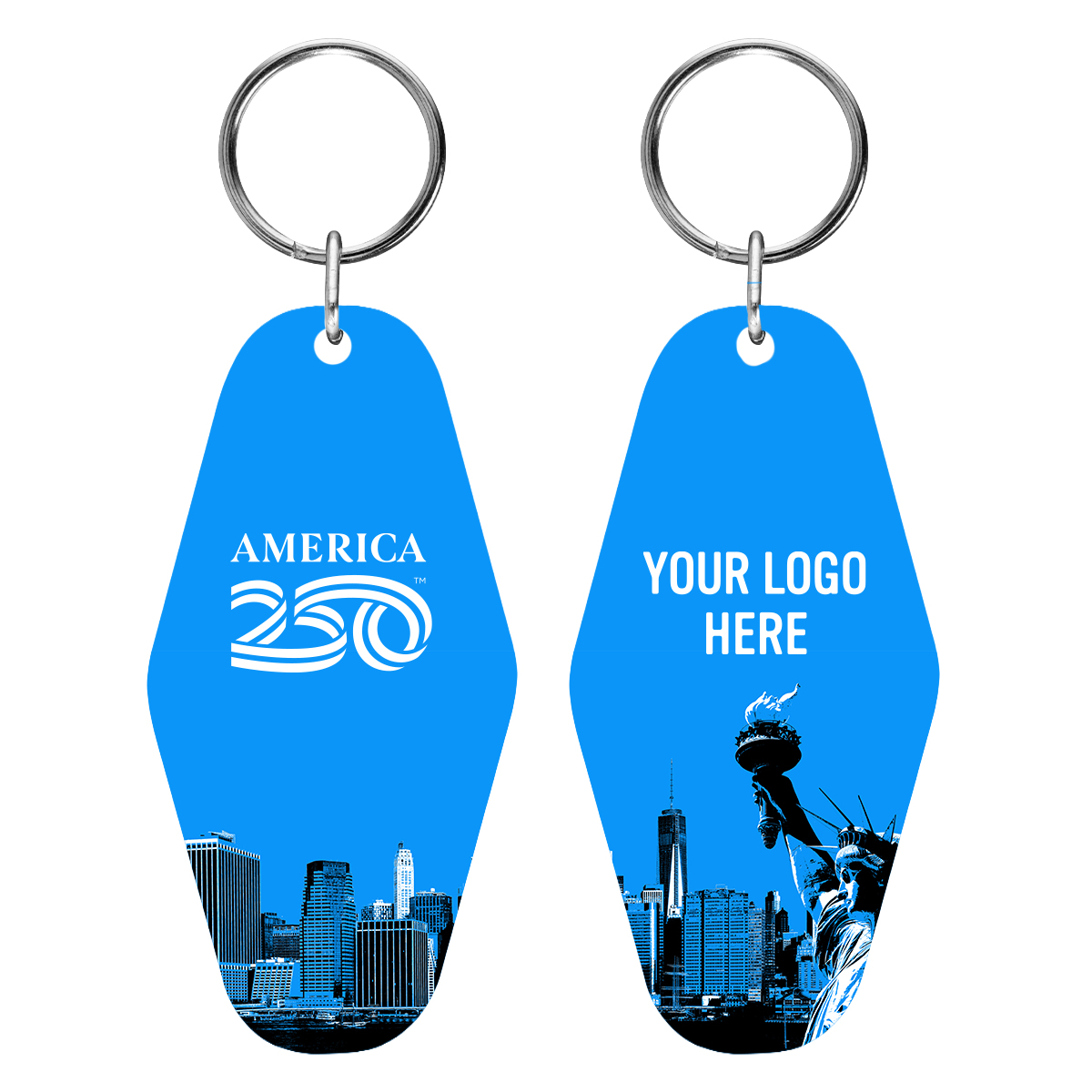 Acrylic Motel Key Tag