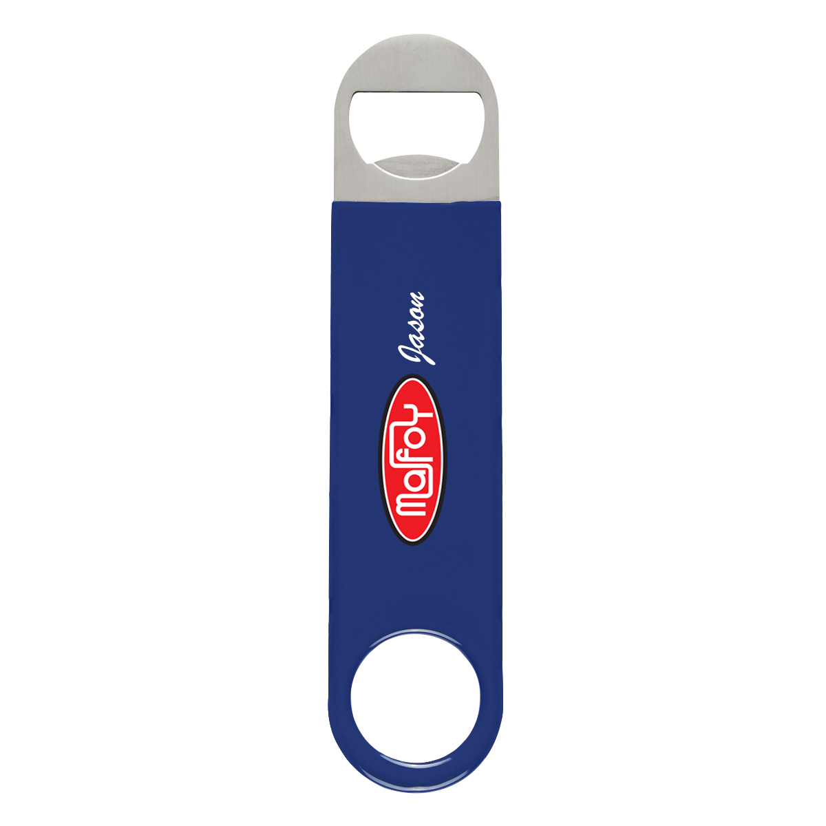 Large Vinyl Coated Stainless Steel Bottle Opener