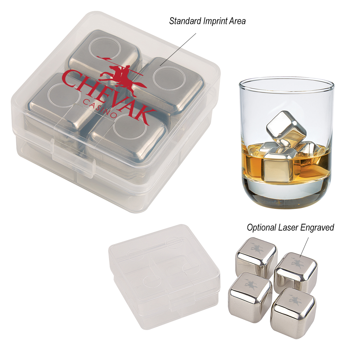 Stainless Steel Ice Cubes-HIT