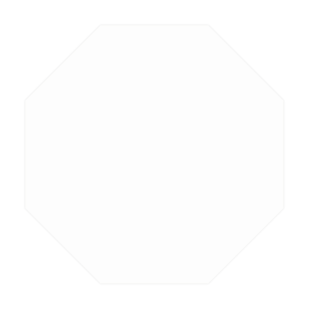 Octagon Paper Coaster-HIT