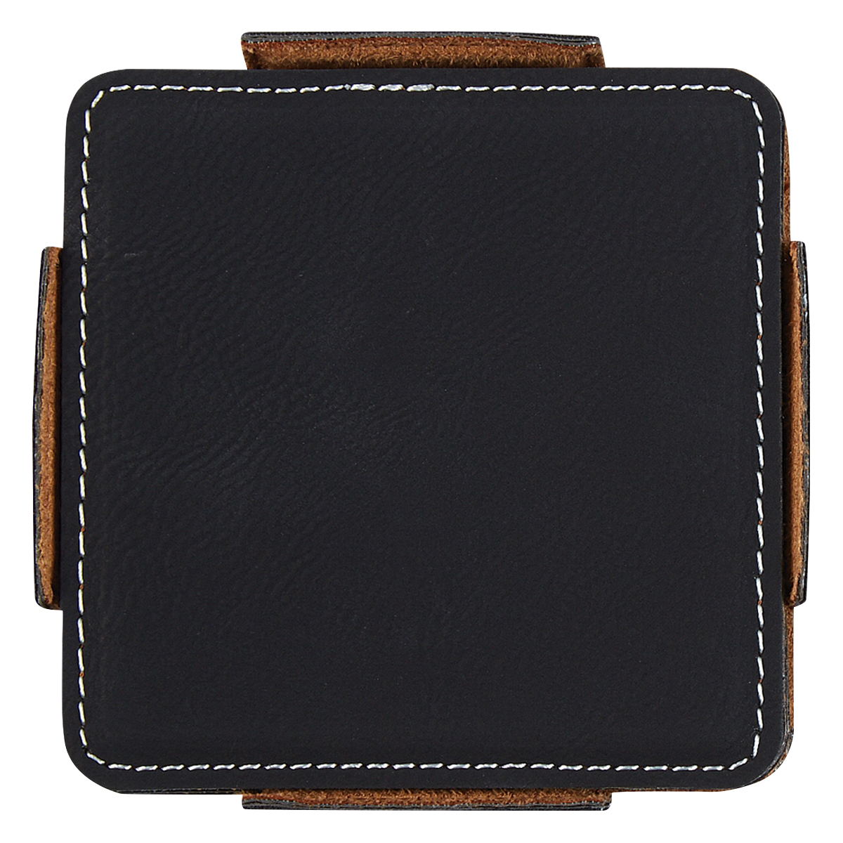 4-Piece Coaster Set With Holder-HIT