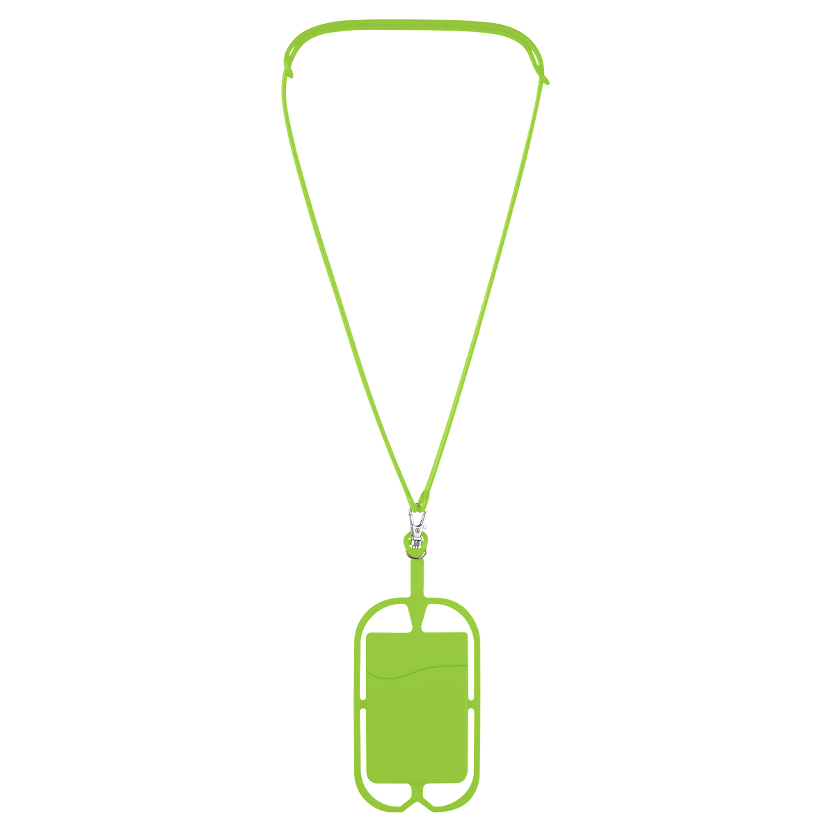 Silicone Lanyard with Phone Holder & Wallet